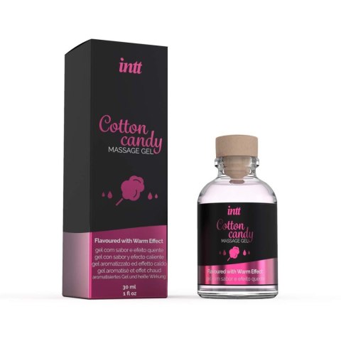 Intt - Rozgrzewający żel do masażu - MASSAGE GEL COTTON CANDY 30 ml Intt - Rozgrzewający żel do masażu - MASSAGE GEL COTTON CANDY 30 ml