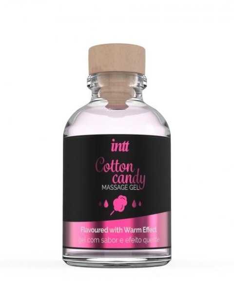 Intt - Rozgrzewający żel do masażu - MASSAGE GEL COTTON CANDY 30 ml Intt - Rozgrzewający żel do masażu - MASSAGE GEL COTTON CANDY 30 ml