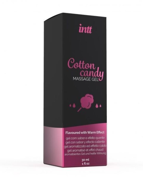Intt - Rozgrzewający żel do masażu - MASSAGE GEL COTTON CANDY 30 ml Intt - Rozgrzewający żel do masażu - MASSAGE GEL COTTON CANDY 30 ml