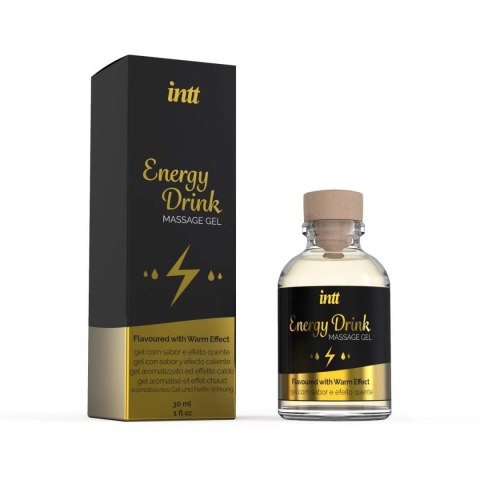 Intt - Rozgrzewający żel do masażu - MASSAGE GEL ENERGY DRINK 30 ml Intt - Rozgrzewający żel do masażu - MASSAGE GEL ENERGY DRINK 30 ml