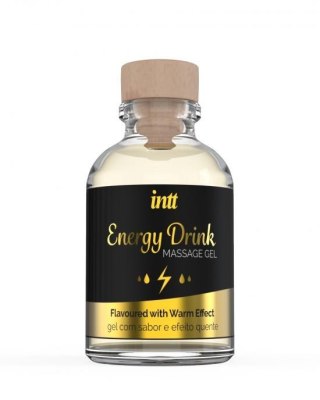 Intt - Rozgrzewający żel do masażu - MASSAGE GEL ENERGY DRINK 30 ml