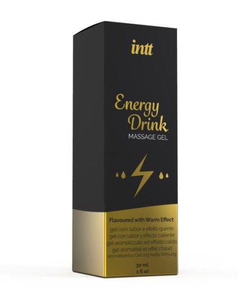 Intt - Rozgrzewający żel do masażu - MASSAGE GEL ENERGY DRINK 30 ml Intt - Rozgrzewający żel do masażu - MASSAGE GEL ENERGY DRINK 30 ml
