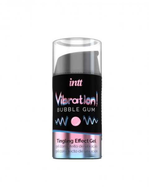 Intt - Żel - VIBRATION BUBBLE GUM 15 ml Intt - Żel - VIBRATION BUBBLE GUM 15 ml