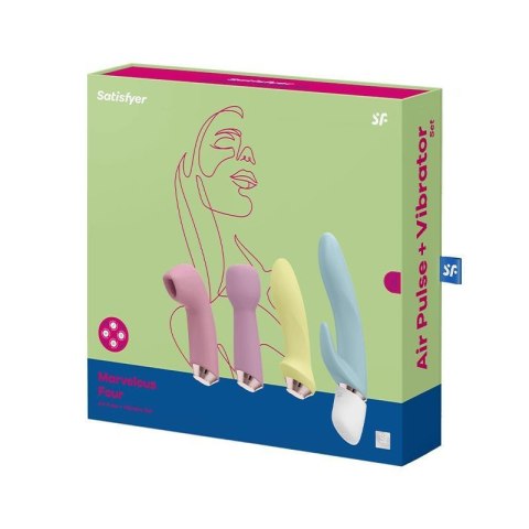 Marvelous Four Air pulse + Vibrator set Marvelous Four Air pulse + Vibrator set
