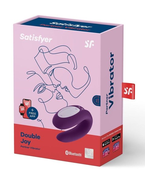 Wibrator - Double Joy Partner Vibrator Violet Wibrator - Double Joy Partner Vibrator Violet
