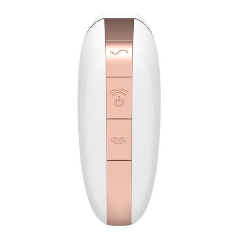 Wibrator - Love Triangle Air Pulse Stimulator + Vibration White Wibrator - Love Triangle Air Pulse Stimulator + Vibration White