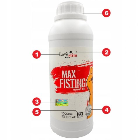 LoveStim - Żel do fistingu - Max Fisting 1000ml LoveStim - Żel do fistingu - Max Fisting 1000ml