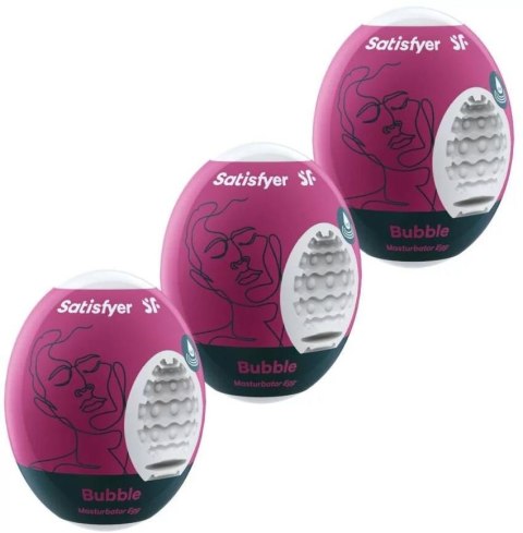 Masturbator-Eggs (set of 3 Bubble) Masturbator-Eggs (set of 3 Bubble)