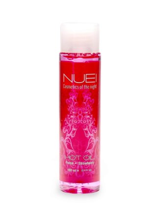 Nuei - Rozgrzewający olejek do masażu - HOTOIL Strawberry - 100ml
