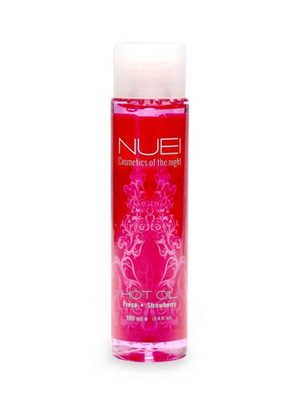 Nuei - Rozgrzewający olejek do masażu - HOTOIL Strawberry - 100ml