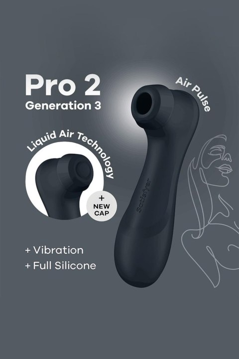 Pro 2 Generation 3with Liquid Air Technology, Vibration and Bluetooth/App black Pro 2 Generation 3with Liquid Air Technology, Vibration and Bluetooth/App black