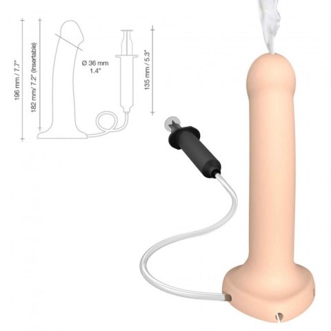 SQUIRTING CUM DILDO SEMI-REALISTE VANILLA - L SQUIRTING CUM DILDO SEMI-REALISTE VANILLA - L