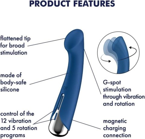 Satisfyer Spinning G-Spot 1 Blue Satisfyer Spinning G-Spot 1 Blue