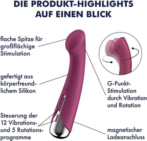 Satisfyer Spinning G-Spot 1 Red Satisfyer Spinning G-Spot 1 Red