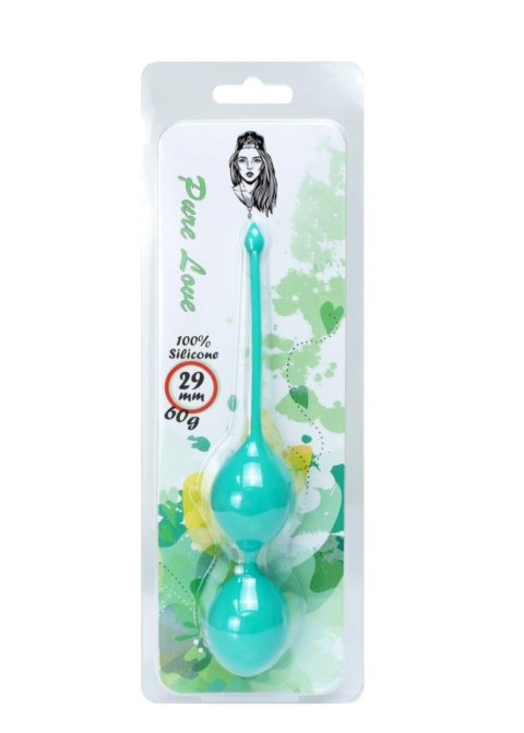 Silicone Kegel Balls 29mm 60g Green - B - Series Silicone Kegel Balls 29mm 60g Green - B - Series