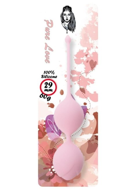 Silicone Kegel Balls 29mm 60g Light Pink - B - Series Silicone Kegel Balls 29mm 60g Light Pink - B - Series