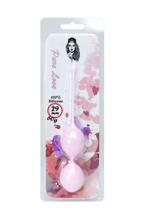 Silicone Kegel Balls 29mm 60g Light Pink - B - Series Silicone Kegel Balls 29mm 60g Light Pink - B - Series