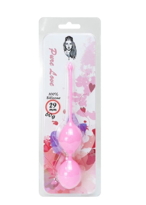 Silicone Kegel Balls 29mm 60g Pink - B - Series Silicone Kegel Balls 29mm 60g Pink - B - Series