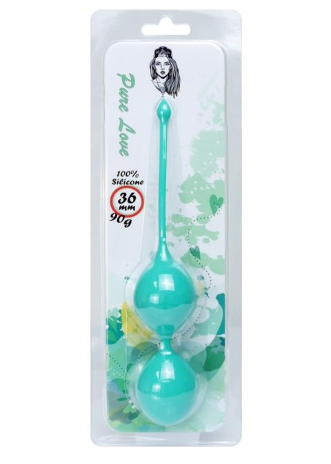 Silicone Kegel Balls 36mm 90g Green - B - Series Silicone Kegel Balls 36mm 90g Green - B - Series