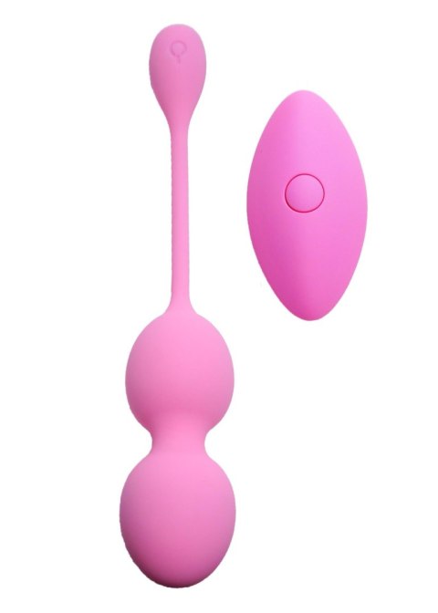 Vibrating Kegel Balls 32mm 80g Pink 10 function USB Remote Control - B - Series Vibrating Kegel Balls 32mm 80g Pink 10 function USB Remote Control - B - Series