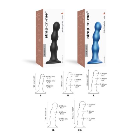 DILDO PLUG BALLS NOIR - XXL DILDO PLUG BALLS NOIR - XXL