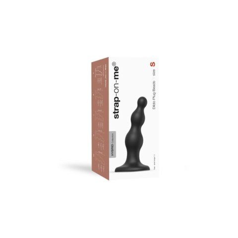 DILDO PLUG BEADS BLACK - S DILDO PLUG BEADS BLACK - S
