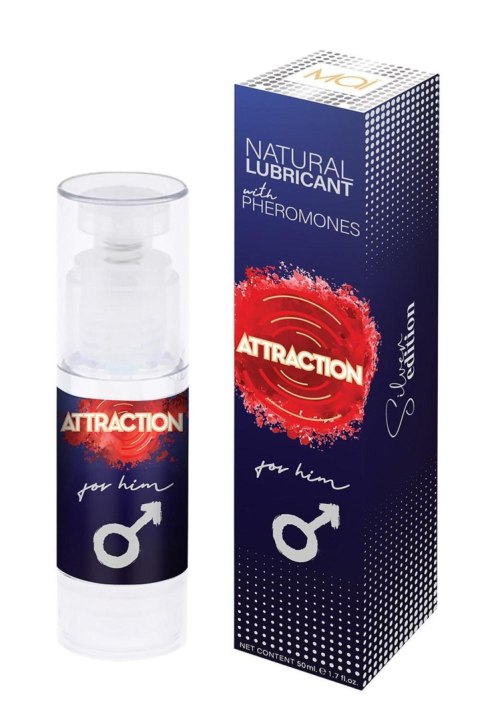 Attraction - Lubrykant z feromonami - LUBRICANT WITH PHEROMONES ATTRACTION FOR HIM 50 ML Attraction - Lubrykant z feromonami - LUBRICANT WITH PHEROMONES ATTRACTION FOR HIM 50 ML