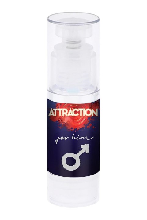 Attraction - Lubrykant z feromonami - LUBRICANT WITH PHEROMONES ATTRACTION FOR HIM 50 ML Attraction - Lubrykant z feromonami - LUBRICANT WITH PHEROMONES ATTRACTION FOR HIM 50 ML