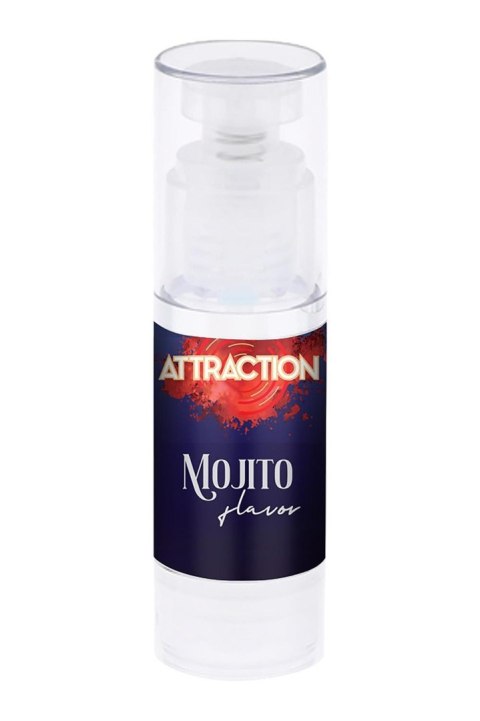 Attraction - Rozgrzewający olejek do masażu - MASSAGE OIL ATTRACTION MOJITO BALM 50 ML Attraction - Rozgrzewający olejek do masażu - MASSAGE OIL ATTRACTION MOJITO BALM 50 ML
