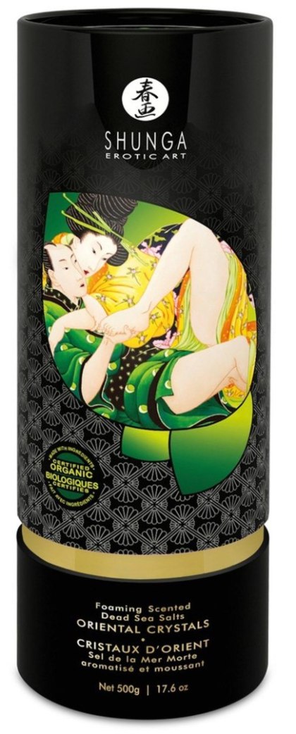 Shunga - Sól do kąpieli - Bath Salts Oriental Crystals Lotus Flower