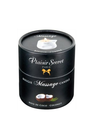 Plaisir Secret - Świeca do masażu - COCONUT MASSAGE CANDLE 80ML