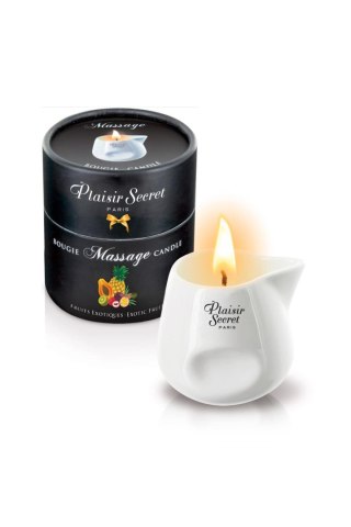 Plaisir Secret - Świeca do masażu - EXOT FRUIT MASSAGE CANDLE 80ML