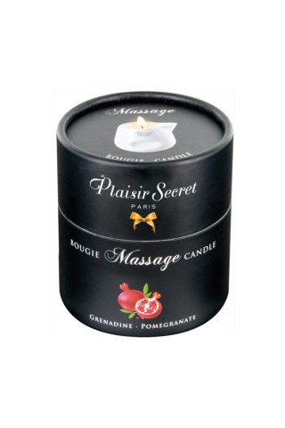Plaisir Secret - Świeca do masażu - GRENADINE MASSAGE CANDLE 80ML