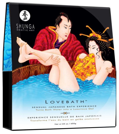 Shunga - Zestaw do żelowej kąpieli - Gel Lovebath Ocean de Tentations