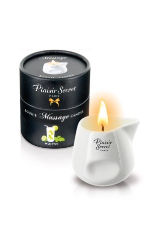 Plaisir Secret - Świeca do masażu - MOJITO MASSAGE CANDLE 80ML
