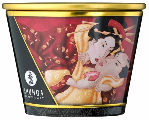 Shunga - Świeca do masażu - Massage Candle Strawberry Sparkling Wine Shunga - Świeca do masażu - Massage Candle Strawberry Sparkling Wine