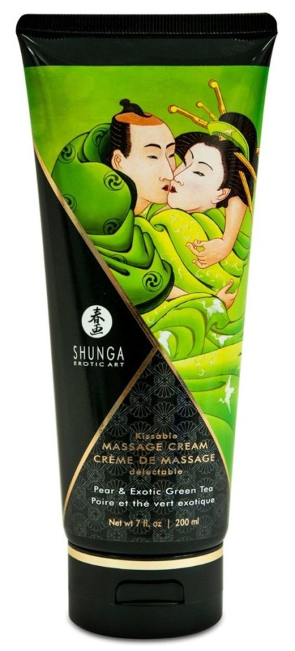 Shunga - Krem do masażu - Massage Cream Exotic Green Tea