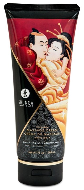 Shunga - Krem do masażu - Massage Cream Sparkling Strawberry Wine