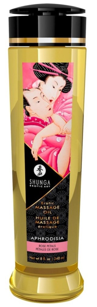 Shunga - Olejek do masażu - Massage Oil Aphrodisia ROSE PETALS