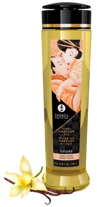 Shunga - Olejek do masażu - Massage Oil Desire VANILLA FETISH