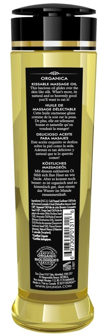 Shunga - Olejek do masażu - Massage Oil Organica EXOTIC GREEN TEA Shunga - Olejek do masażu - Massage Oil Organica EXOTIC GREEN TEA