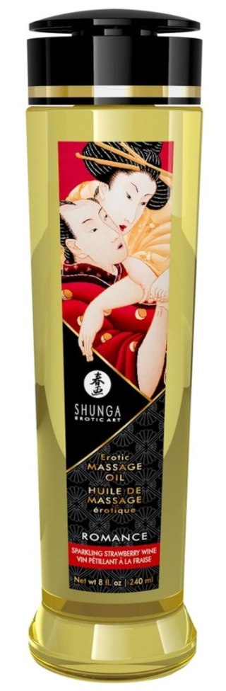 Shunga - Olejek do masażu - Massage Oil Romance STRAWBERY WINE