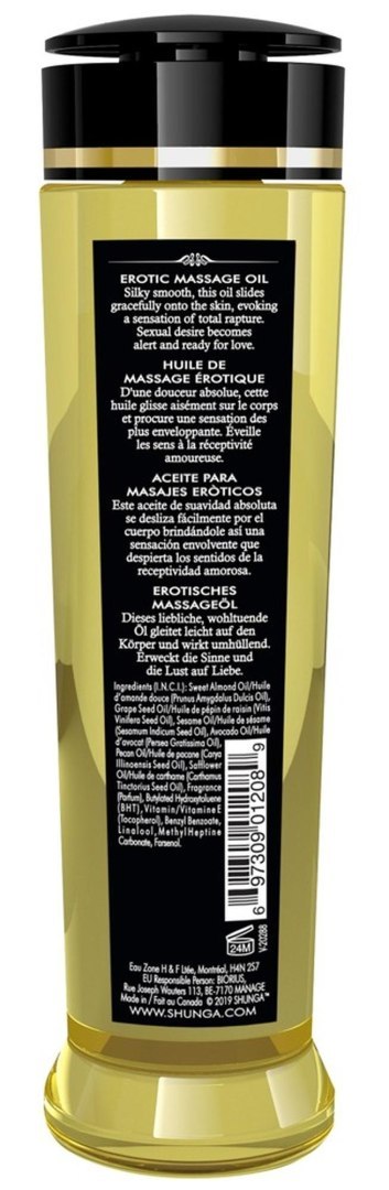 Shunga - Olejek do masażu - Massage Oil Romance STRAWBERY WINE Shunga - Olejek do masażu - Massage Oil Romance STRAWBERY WINE