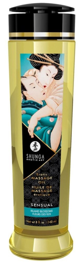 Shunga - Olejek do masażu - Massage Oil Sensual ISLAND BLOSSOMS