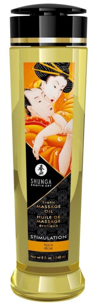 Shunga - Olejek do masażu - Massage Oil Stimulation PEACH