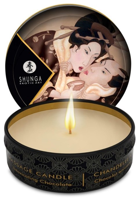 Shunga - Świeca do masażu - Mini Massage Candle Intoxicating Chocolate Shunga - Świeca do masażu - Mini Massage Candle Intoxicating Chocolate