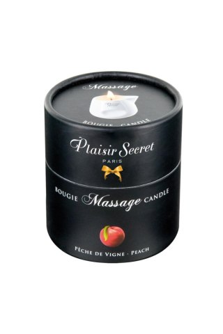Plaisir Secret - Świeca do masażu - PEACH MASSAGE CANDLE 80ML