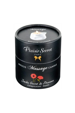 Plaisir Secret - Świeca do masażu - POPPY MASSAGE CANDLE 80ML