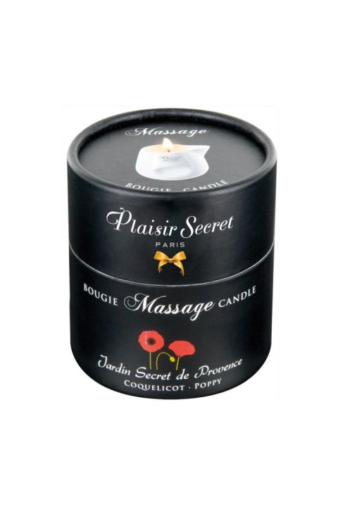 Plaisir Secret - Świeca do masażu - POPPY MASSAGE CANDLE 80ML Plaisir Secret - Świeca do masażu - POPPY MASSAGE CANDLE 80ML