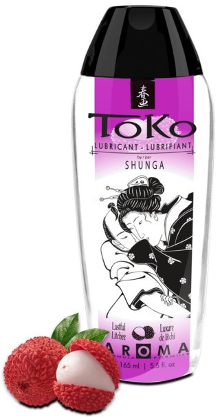 Shunga - Lubrykant smakowy na bazie wody - Aroma Litchee 165 ml